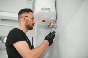 Repair of a gas boiler